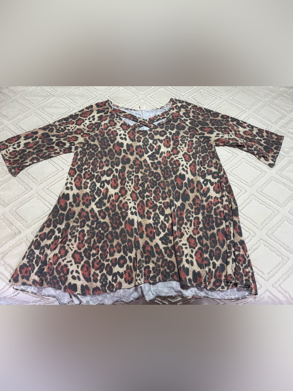 Women’s leopard print top